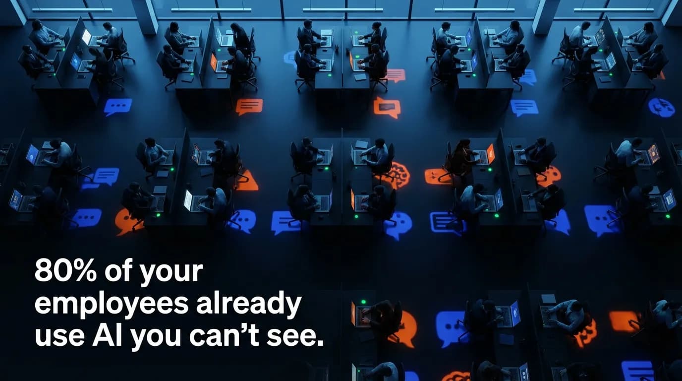 80% of Your Employees Already Use AI You Can't See — And the EU AI Act Starts Fining in August