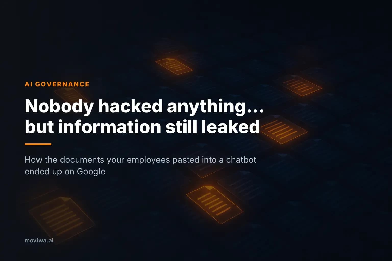 Nobody hacked anything... but information still leaked
